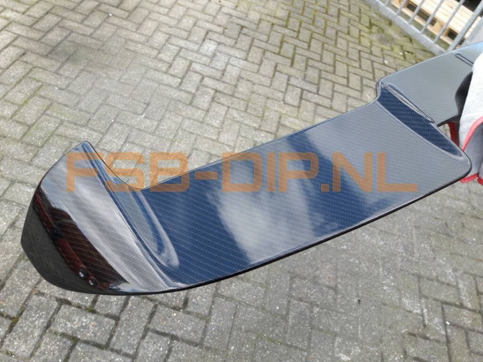 hydrodipping carbon spoiler twingo