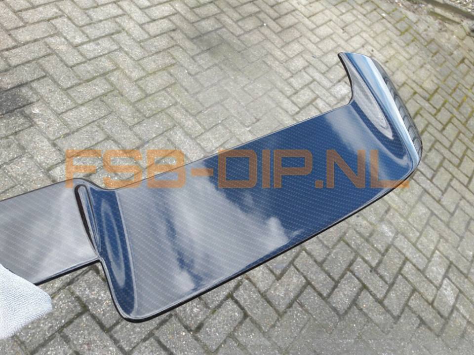 hydrodipping carbon spoiler twingo