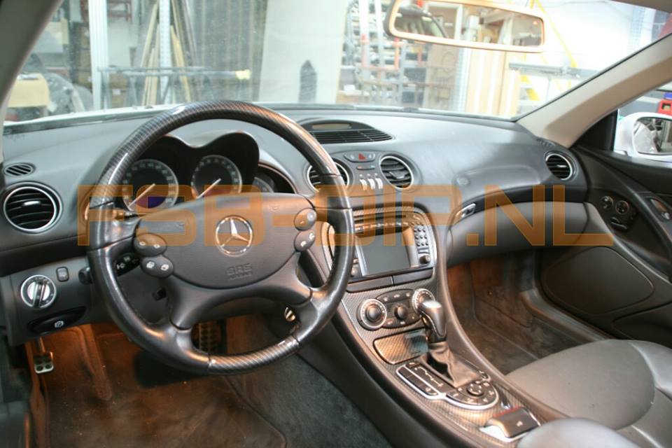 Mercedes SL500 carbon Hydrodipping fsb-dip.nl