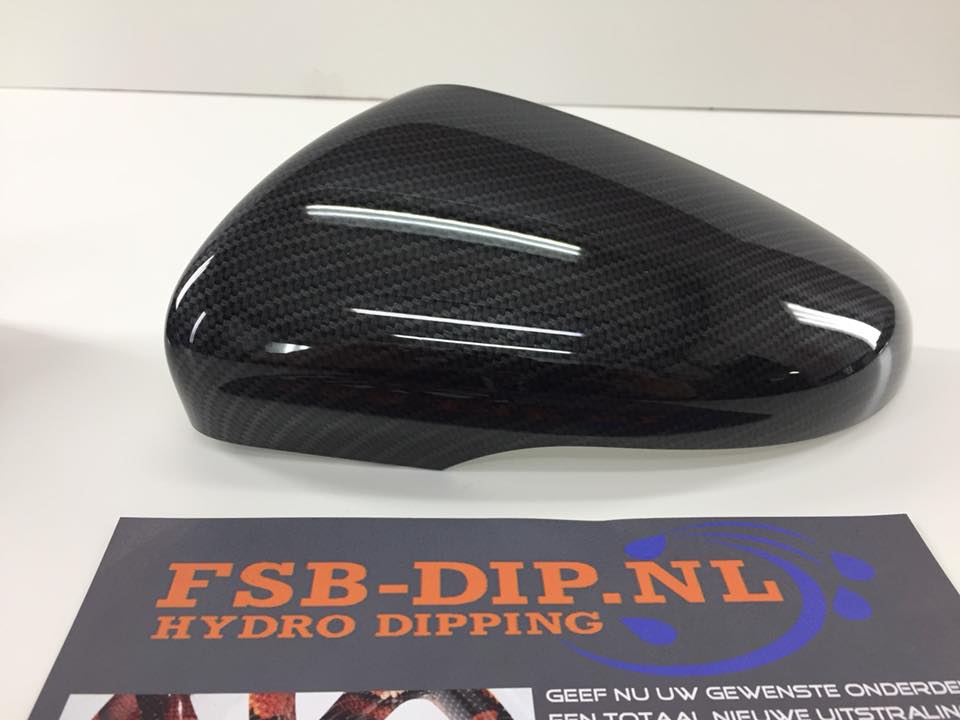 Golf 6 GTI carbon spiegels accukap hydrodip www.fsb-dip.nl
