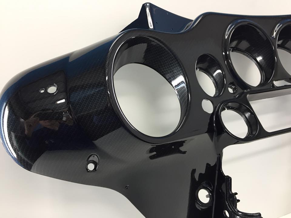 harley davidson dashboard panneel carbon hydrodip hydrodipping www.fsb-dip.nl