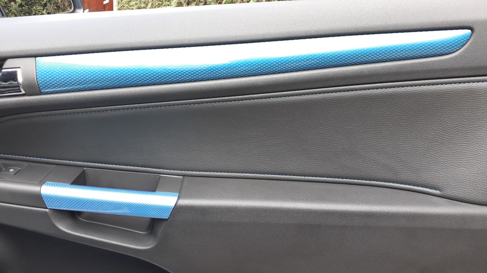 Opel astra opc blauw carbon hydrodip www.fsb-dip.nl hydrodipping