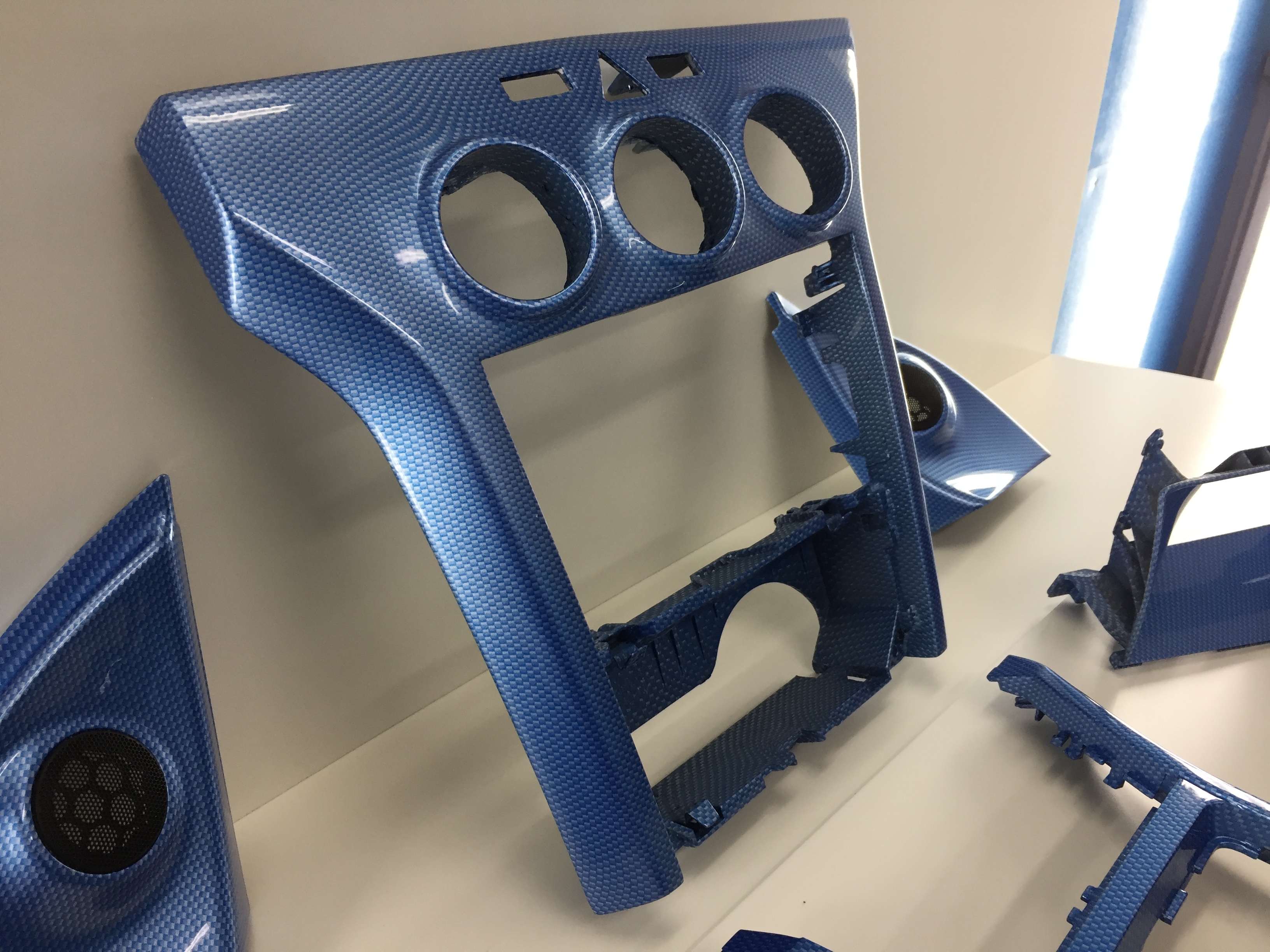 Opel astra opc blauw carbon hydrodip www.fsb-dip.nl hydrodipping