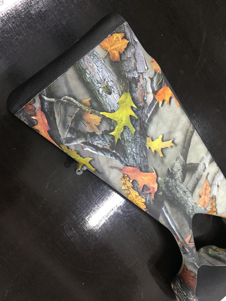 Kolf jachtgeweer real three camo print hydrodip www.fsb-dip.nl