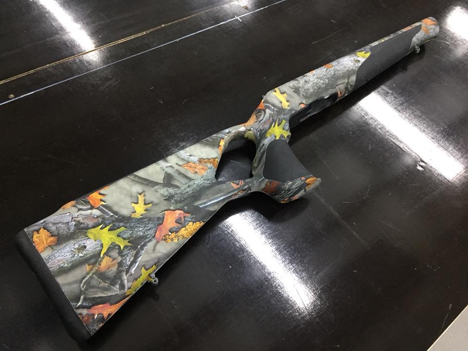 Kolf jachtgeweer real three camo print hydrodip www.fsb-dip.nl