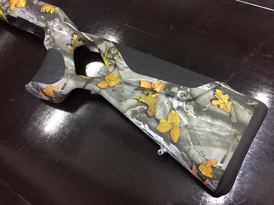 Kolf jachtgeweer real three camo print hydrodip www.fsb-dip.nl
