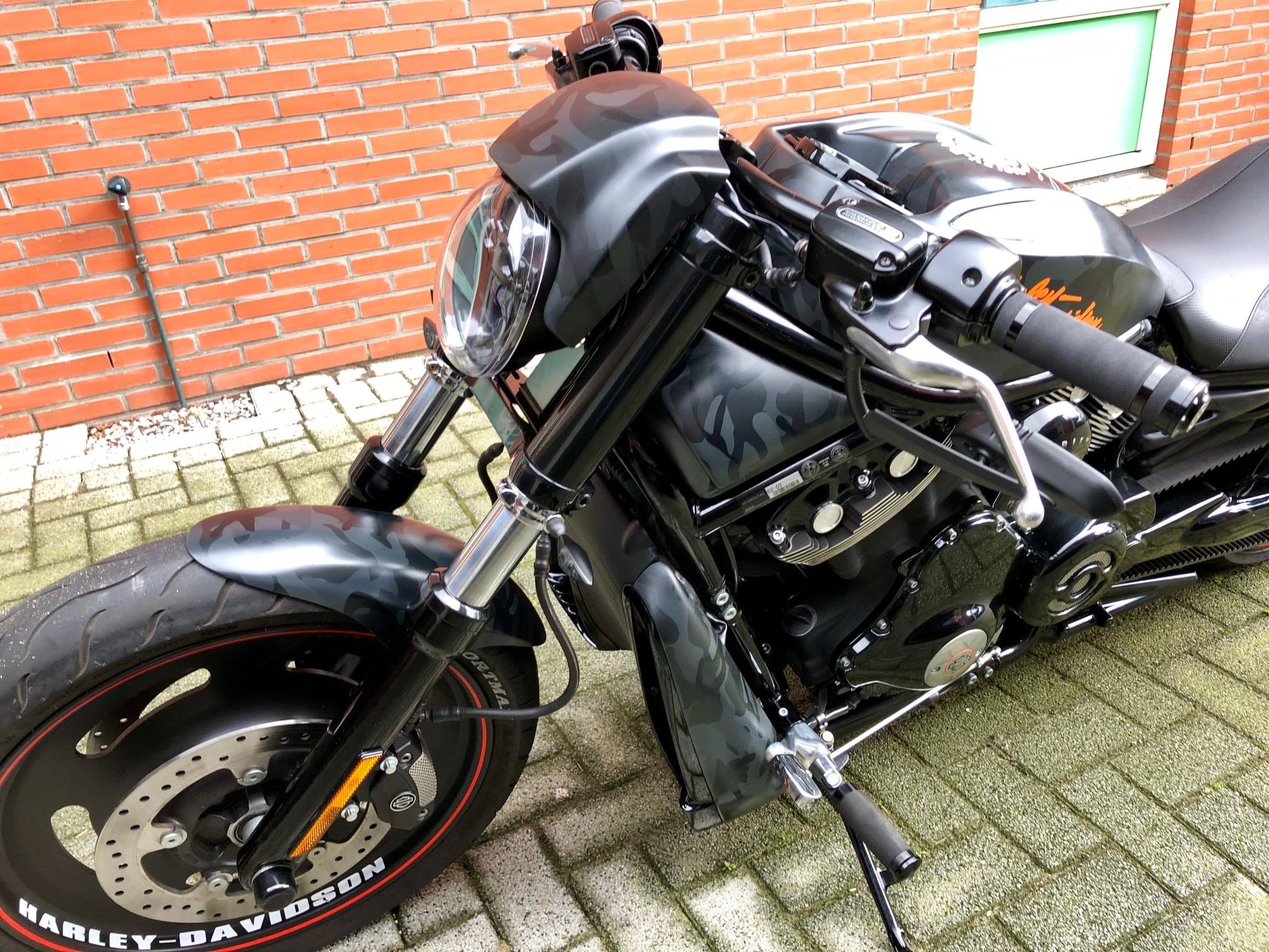 Harley davidson V-rod fsb-dip.nl hydrodipping camo