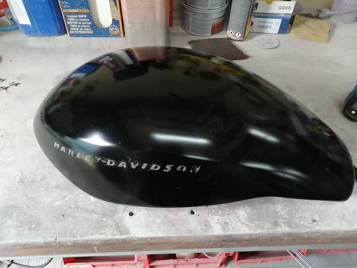 Harley davidson vrod zwart metallic fsb-dip.nl hydrodipping