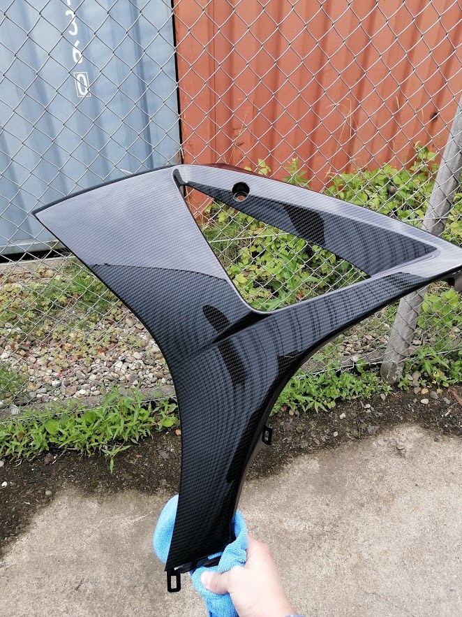 suzuki gsxr1000 carbon fiber hydrodip candy red