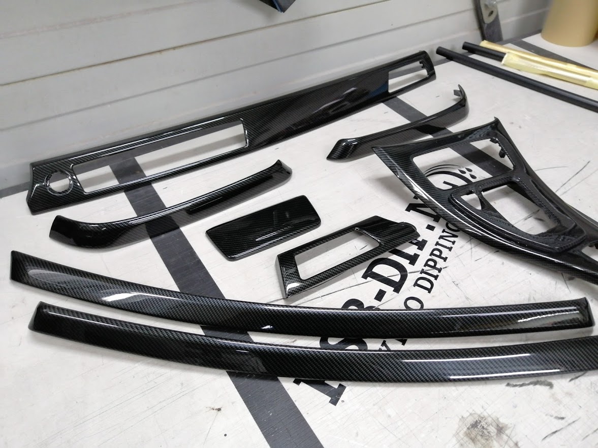 bmw e90 interieur carbon look hydrodip