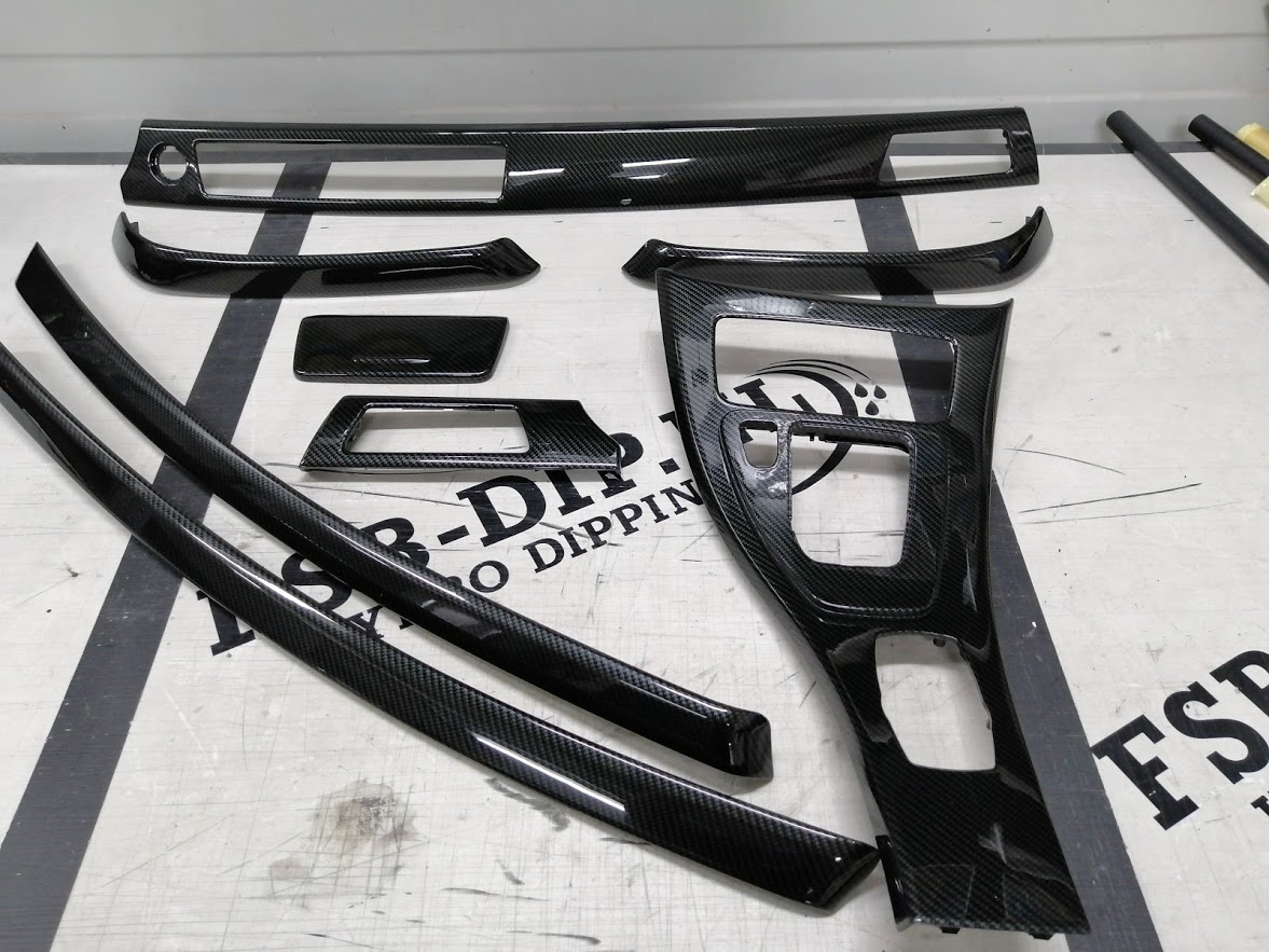 bmw e90 interieur carbon look hydrodip