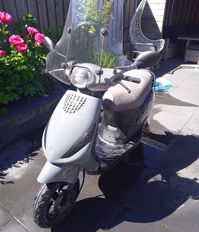 piaggio zip snor scooter 70cc nardo grey fsb-dip.nl