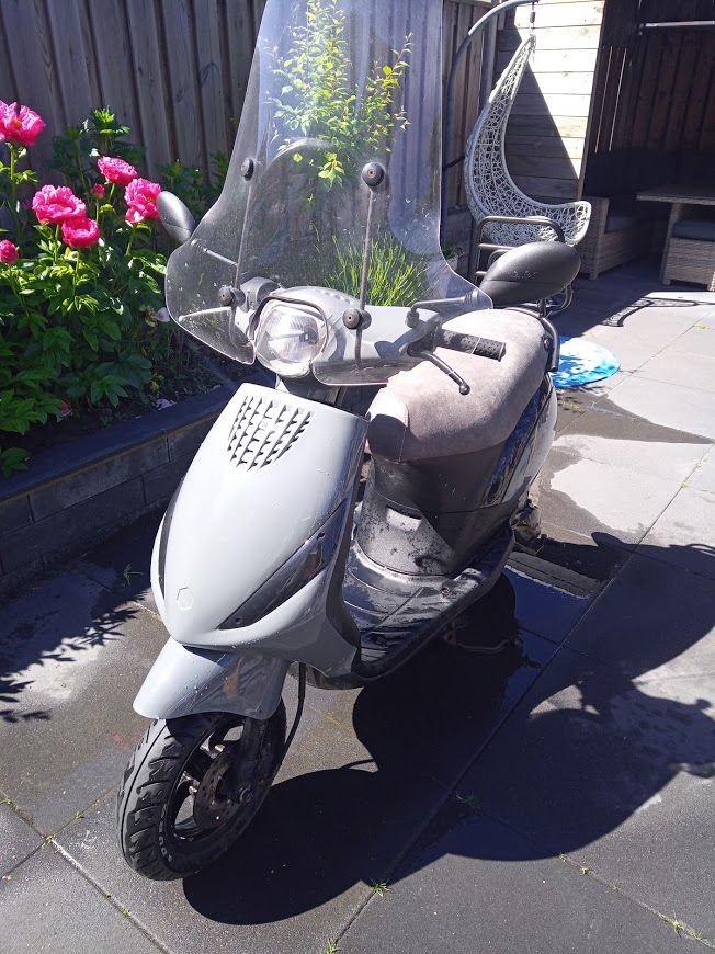 piaggio zip snor scooter 70cc nardo grey fsb-dip.nl