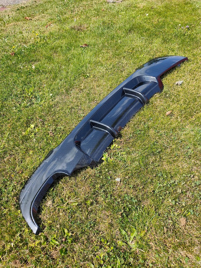 bmw e90 achterbumper diffuser carbon hydrodip fsb-dip.nl