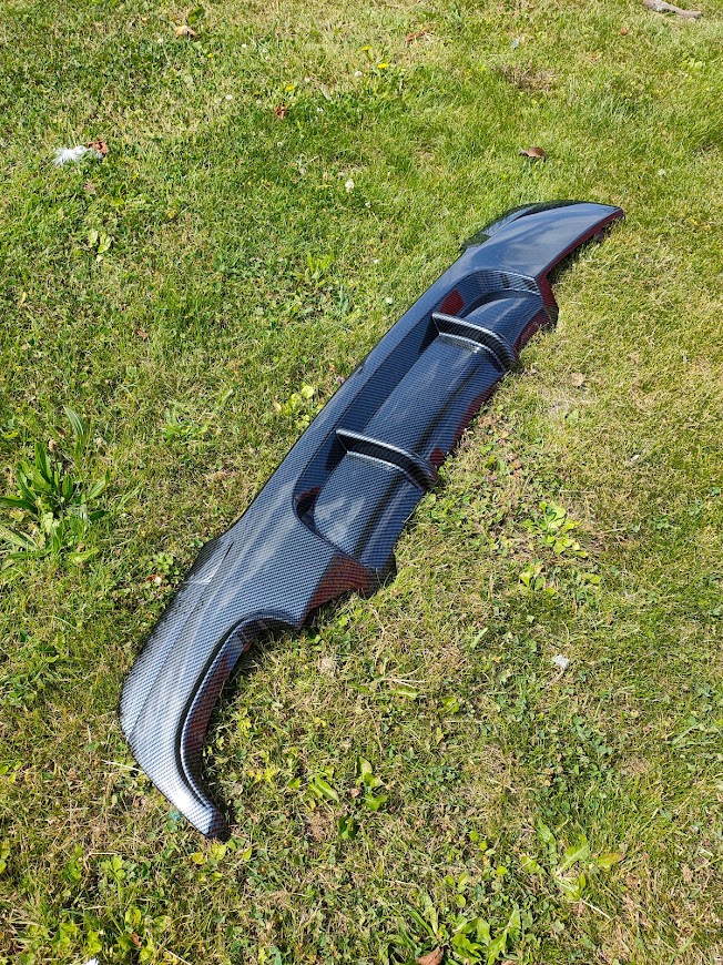 bmw e90 achterbumper diffuser carbon hydrodip fsb-dip.nl