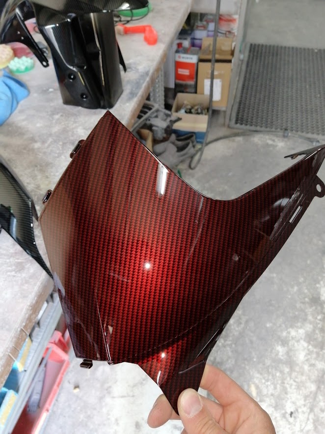 candy carbon red hydrodip fsb-dip.nl hydrodipping