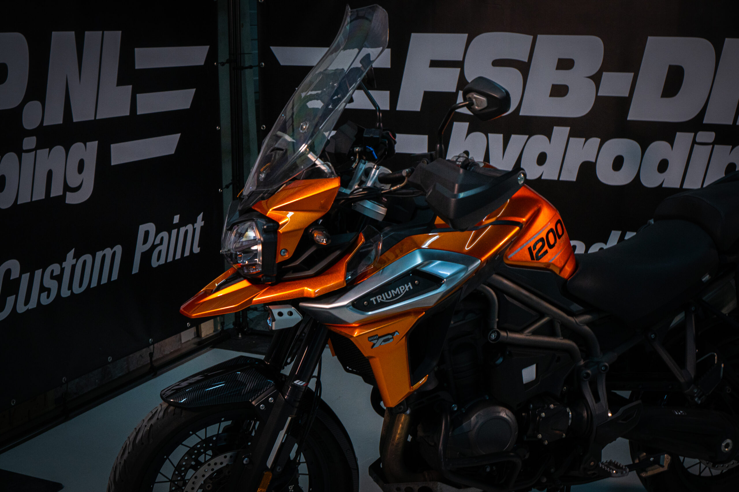 Triumph tiger 1200 candy orange fsb-dip.nl hydrodipping