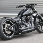 Harley-davidson breakout custom paint vivid black